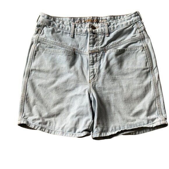 Marithe Francois Girbaud Vintage 90s Jean Stonewashed Shorts Womens Size 11/12 - Picture 1 of 5